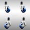 Service Caster 3 Inch 316SS Solid Poly Swivel 1-7/8 Inch Expanding Stem Caster Brake SCC, 2PK SCC-SS316EX20S314-SPUS-2-TLB-2-178 - alternate 1